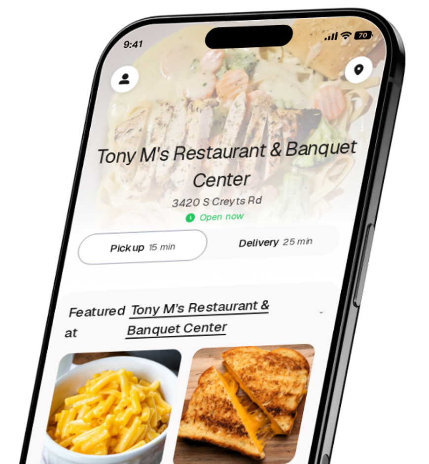 Tony M's Restaurant & Banquet Center app preview