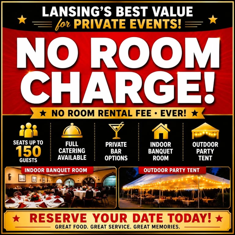 Welcome to Tony M's Banquet Room