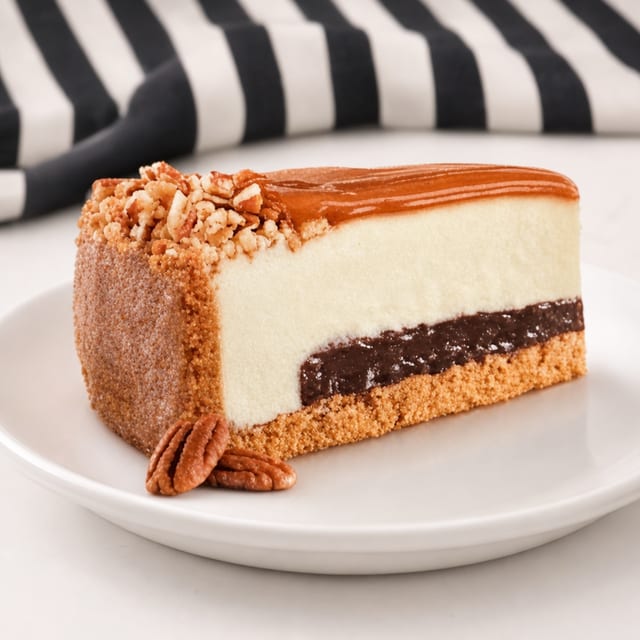 Turtle Cheesecake.