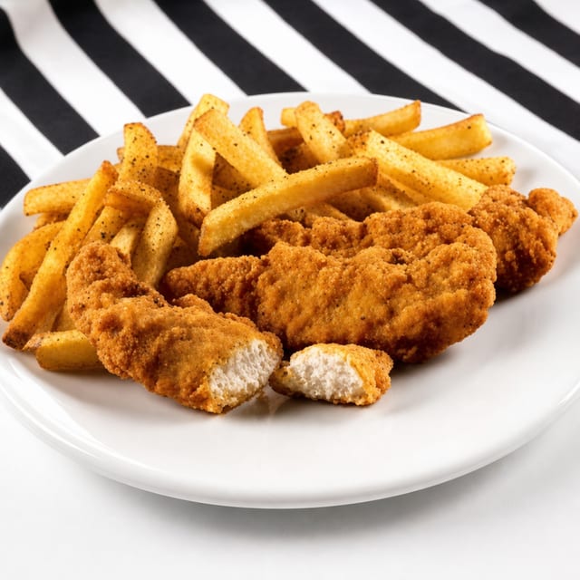 3 Chicken Tender Fry Basket.