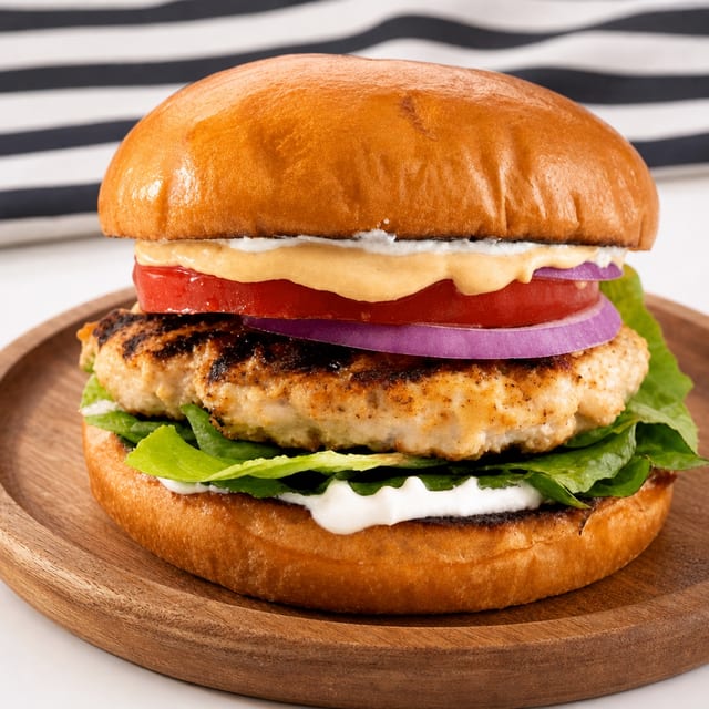 Chicken Breast Burger.