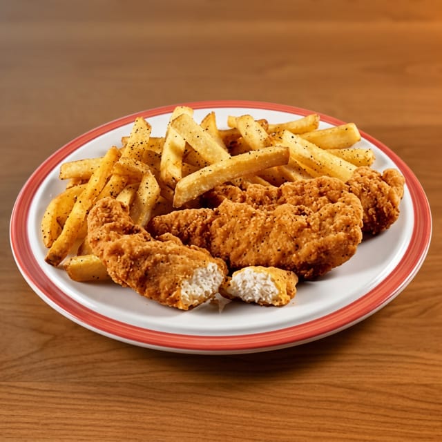 Breaded Chicken Strips.
