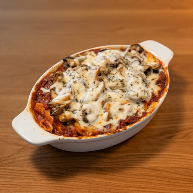 Baked Mostaccioli.