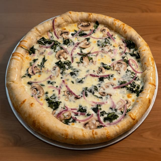 Spinach Pizza 10".