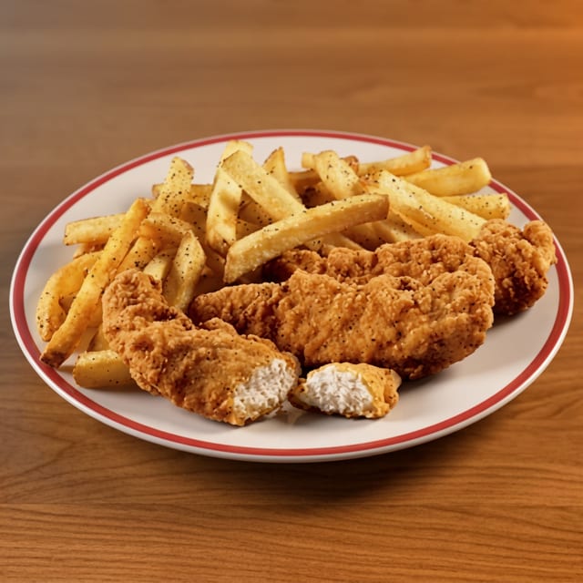 3 Chicken Tender Fry Basket.